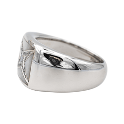 Mauboussin Bague Etoile Grande vie Or blanc Nacre - Castafiore