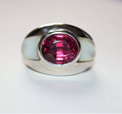 MAUBOUSSIN bague NADIA rubellite - Castafiore