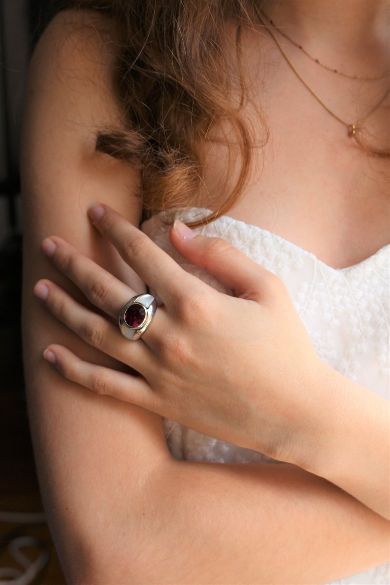 MAUBOUSSIN bague NADIA rubellite - Castafiore