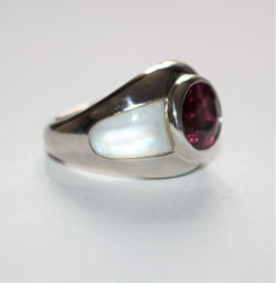 MAUBOUSSIN bague NADIA rubellite - Castafiore
