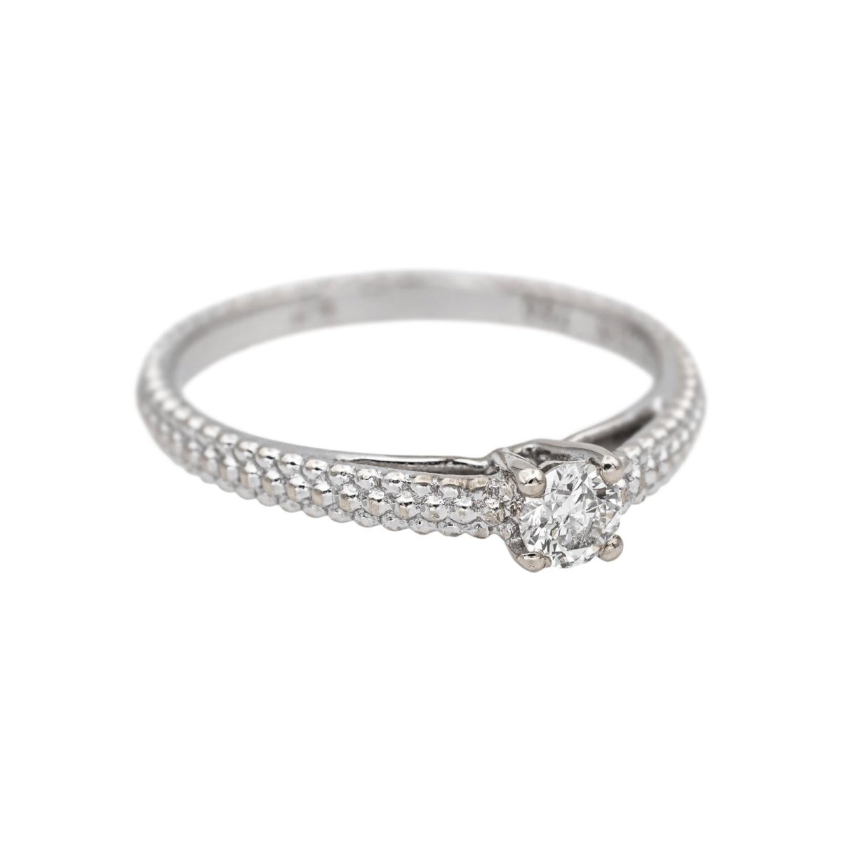 Mauboussin Bague Solitaire Fan du premier jour Or blanc Diamant - Castafiore