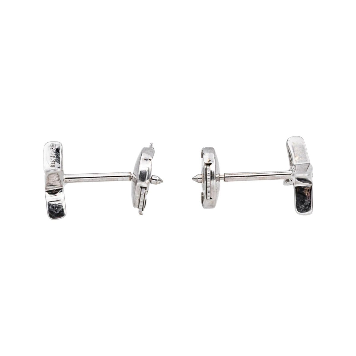 Mauboussin Boucles d'oreilles French Valentine Or blanc Diamant - Castafiore