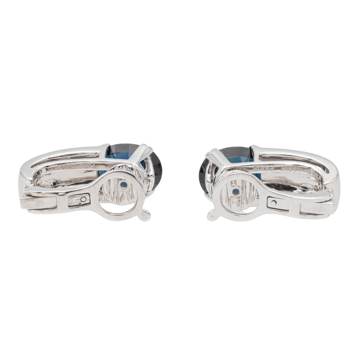 Mauboussin Boucles d'oreilles Nuit d'Amour Or blanc Saphir - Castafiore