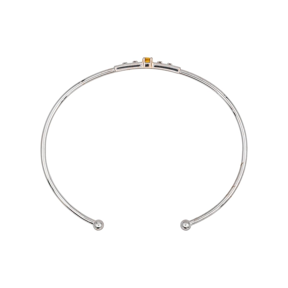Mauboussin Bracelet Capsule d'émotions Or blanc Saphir jaune - Castafiore