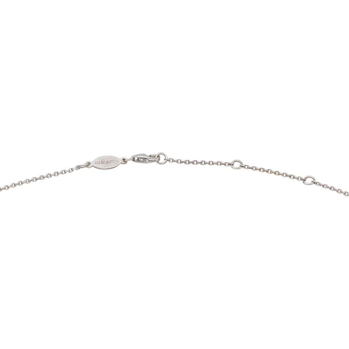 Mauboussin Collier French Valentine Or blanc Diamant - Castafiore