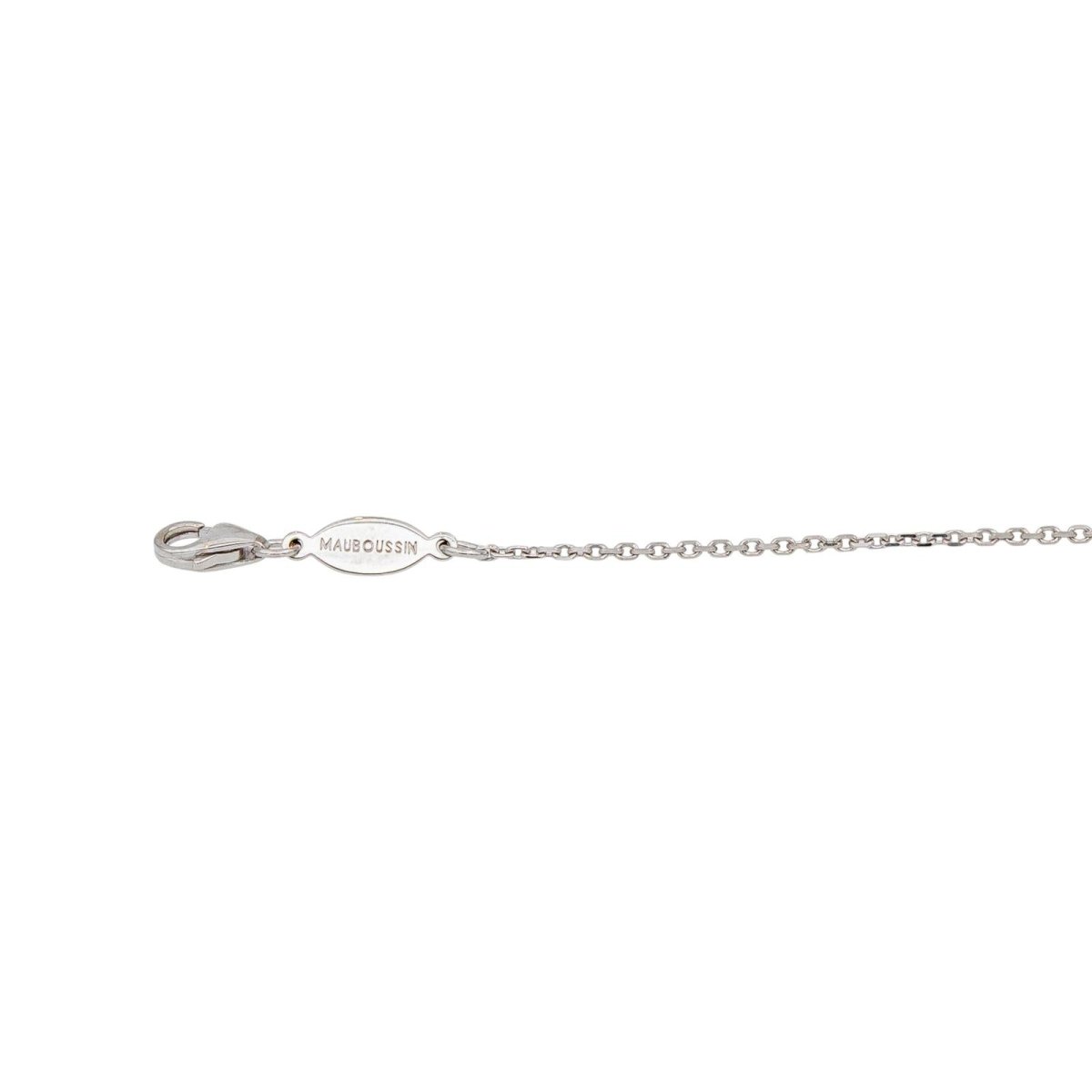 Mauboussin Collier French Valentine Or blanc Diamant - Castafiore
