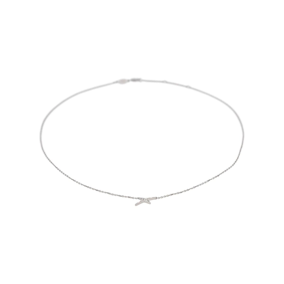 Mauboussin Collier French Valentine Or blanc Diamant - Castafiore