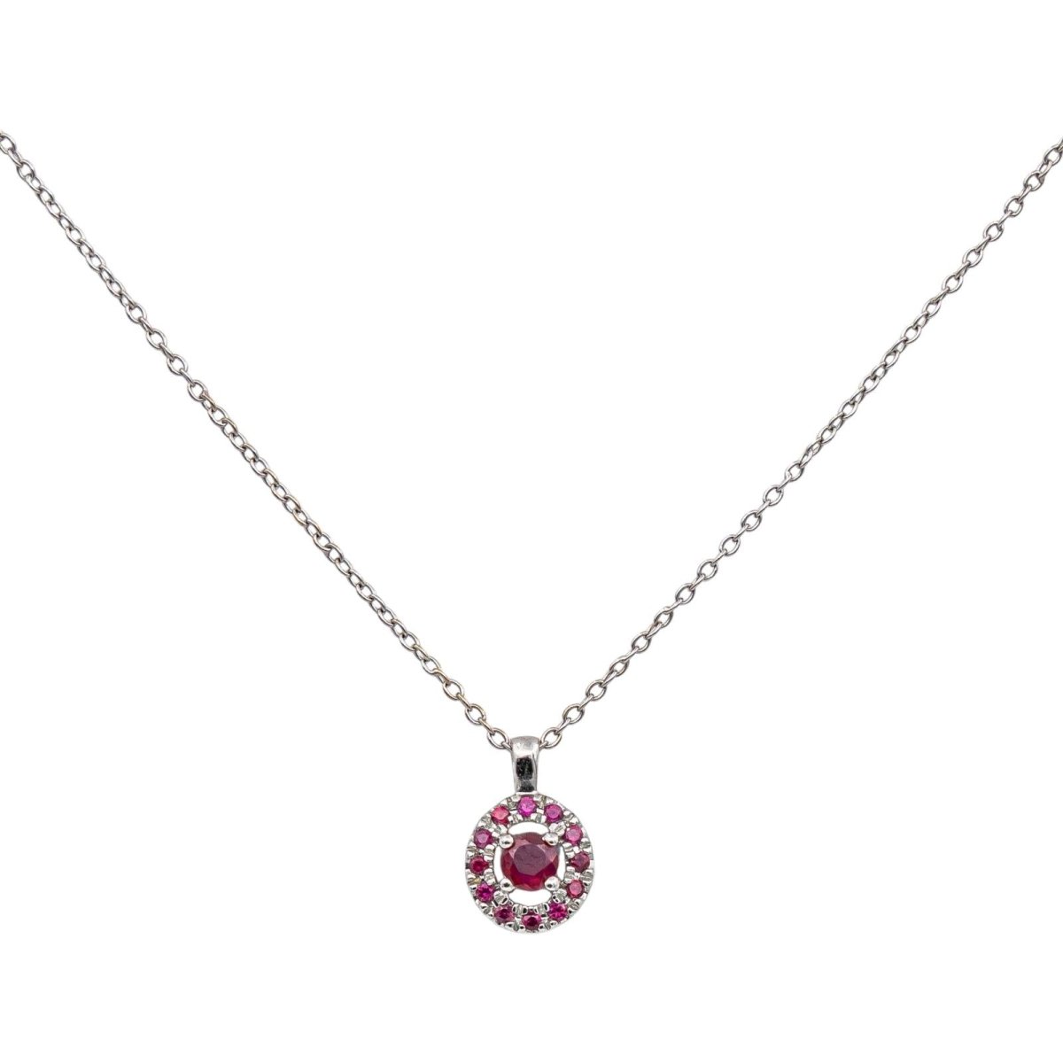 Mauboussin Collier Vie, Volupté & Passion Or blanc Rubis - Castafiore
