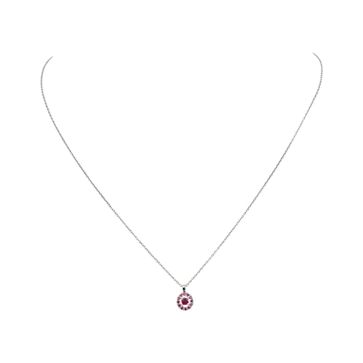 Mauboussin Collier Vie, Volupté & Passion Or blanc Rubis - Castafiore
