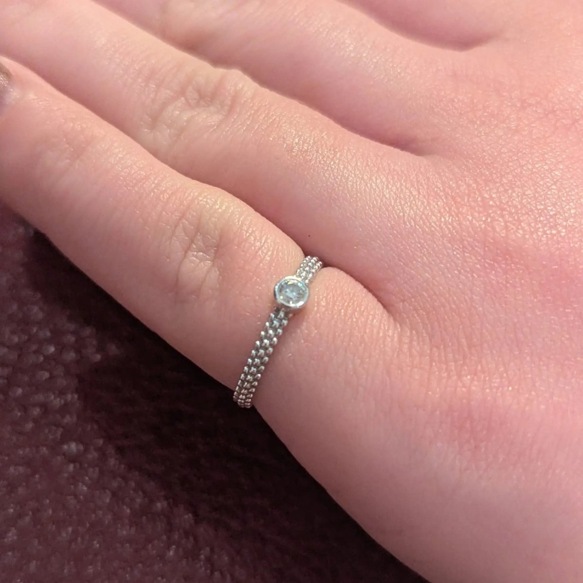 Mauboussin - Solitaire Goutte de jour en Or Blanc - Castafiore