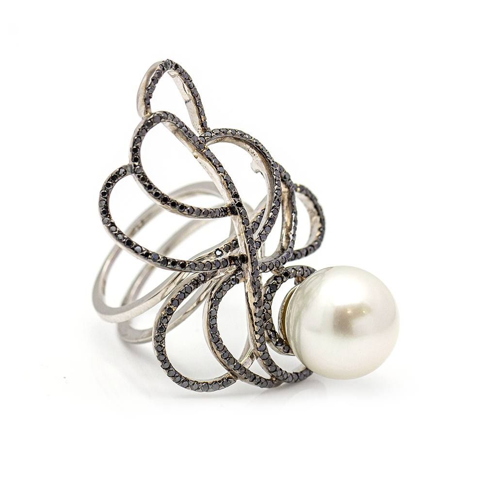 Bague SPIDER en or blanc et diamants d'occasion