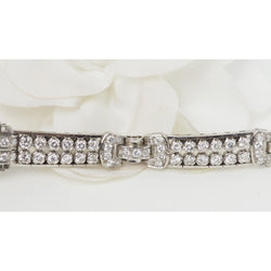 Montre ancienne en or platine et diamants