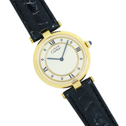 Montre CARTIER Vendôme Must grand modèle en plaqué or
