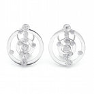 Boucles d'oreilles ADAGIO en or blanc et brillants d'occasion