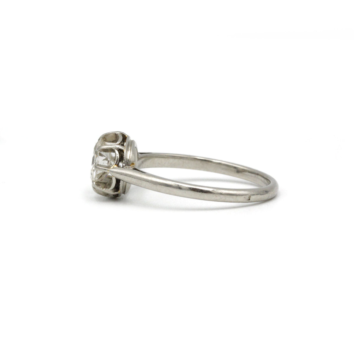 Solitaire - Platine Et Diamant