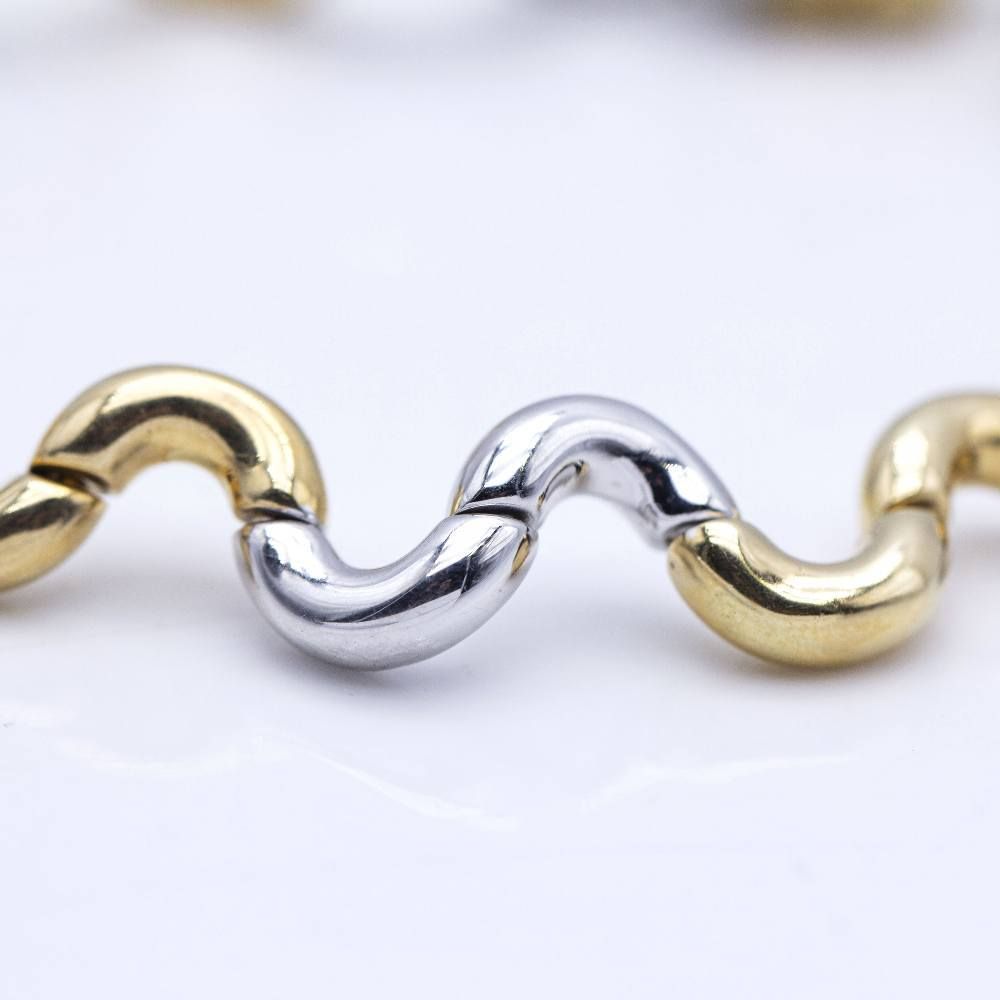 Bracelet Bicolor Waves.