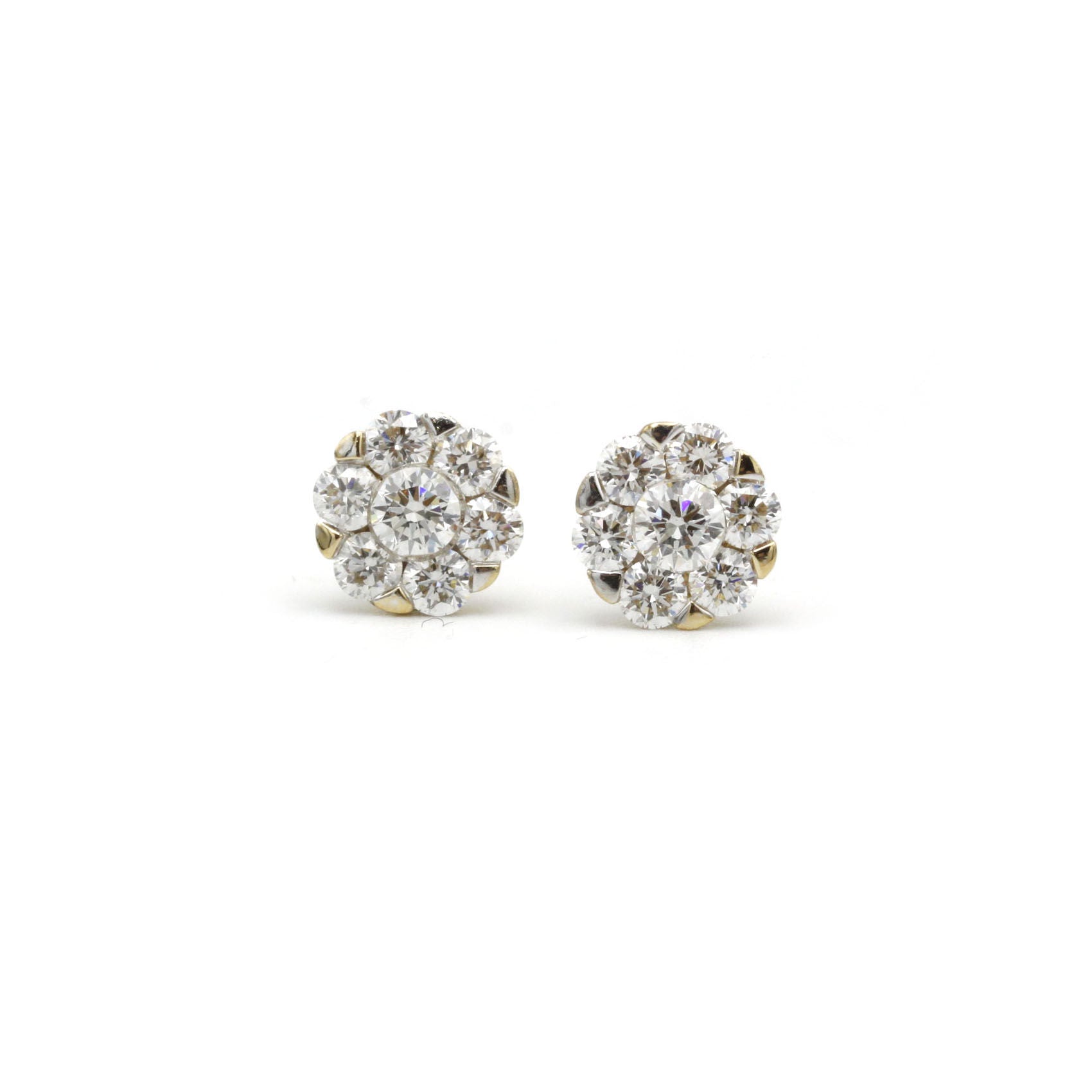 Boucles D'Oreilles - Or Et Diamants
