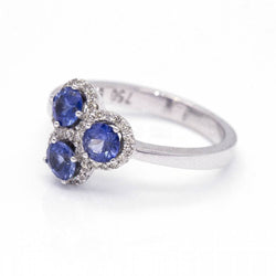 Bague TRIO en saphir et diamant