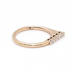 Bague SINGULAIRE en or et diamants