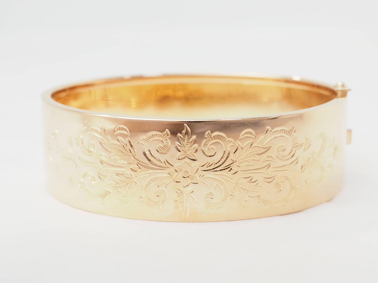 Bracelet rush floral design in rose gold