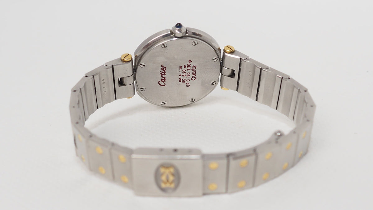 Santos Vendôme de Cartier watch in gold and steel 