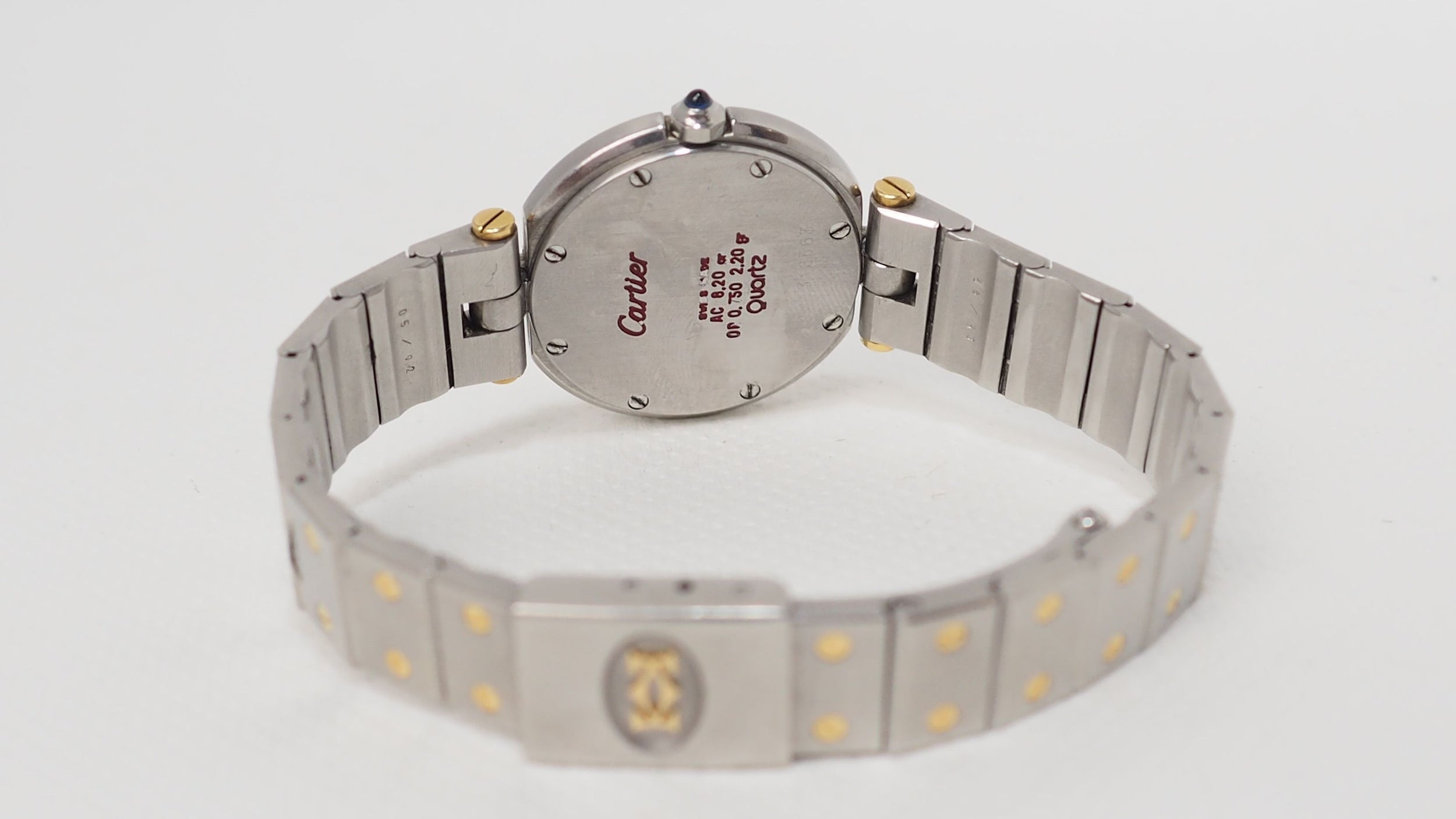 Montre Santos Vendôme de Cartier en or et acier