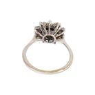 Bague fleur diamants ancienne en or