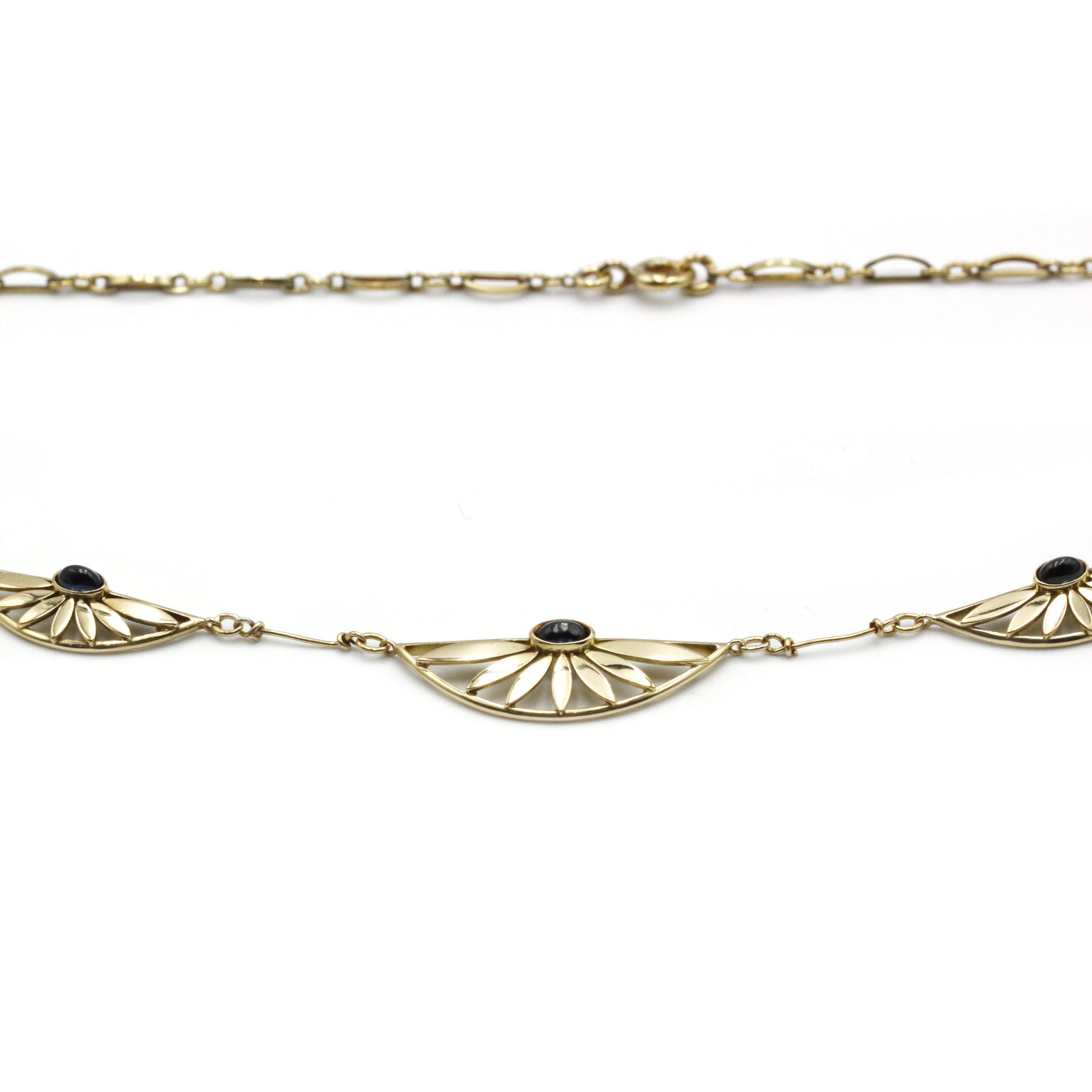 Collier Draperie - Or et Saphirs