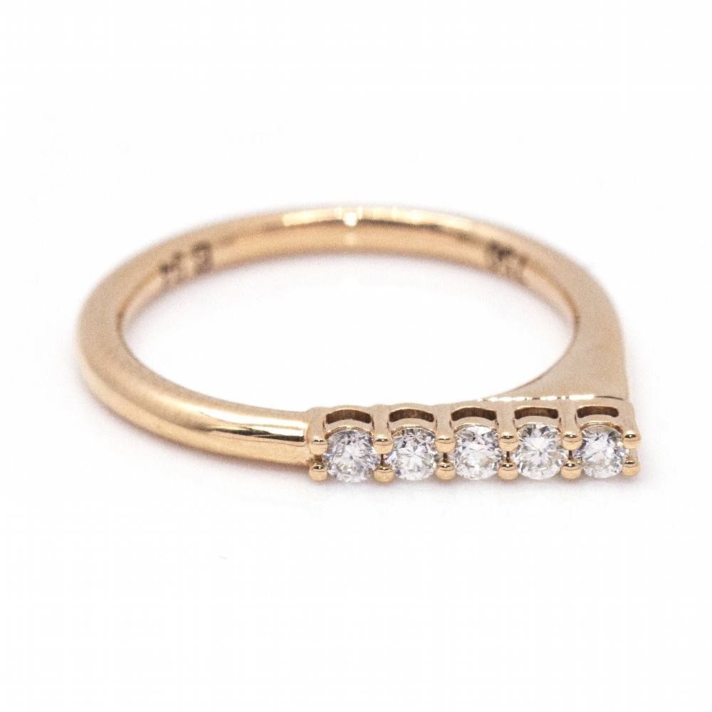 Bague SINGULAIRE en or et diamants