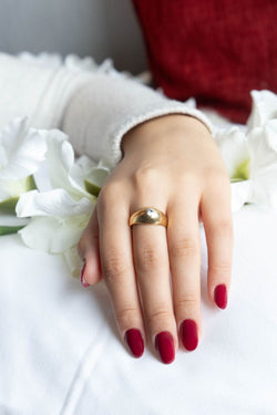 Bague Chevalière Diamant