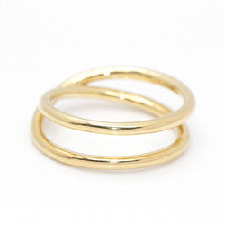 Ring HOPE in yellow gold and diamonds