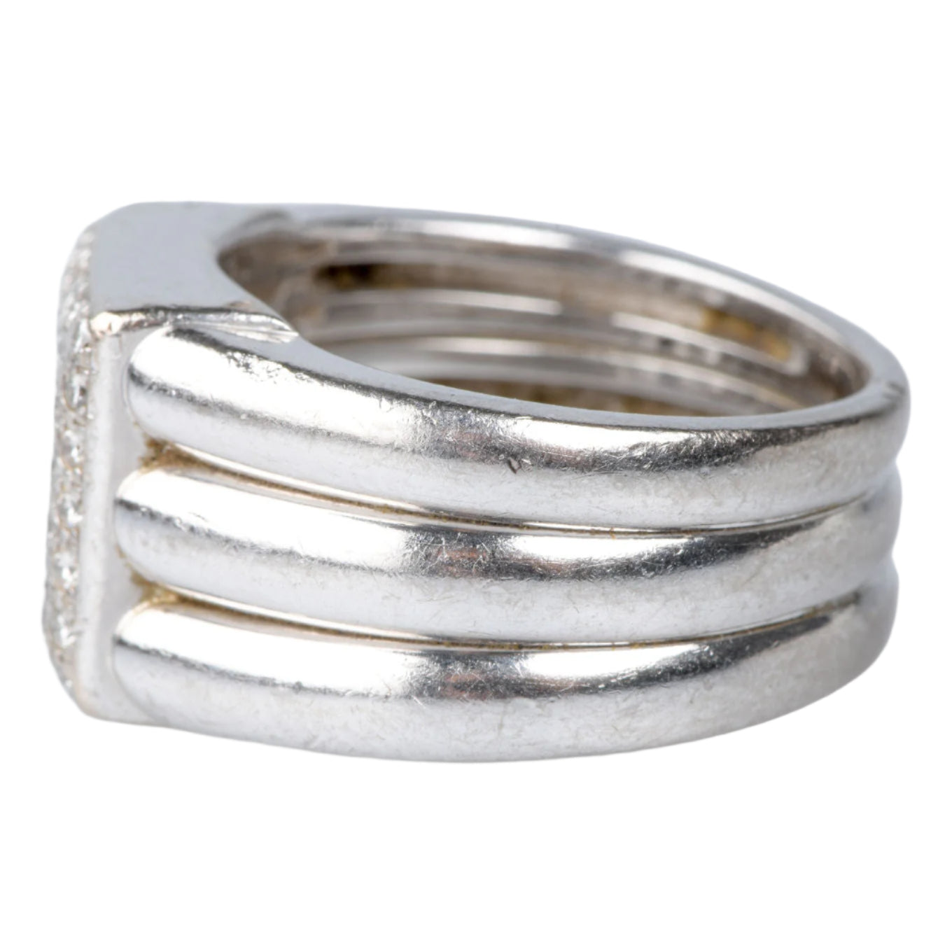 Bague CHOPARD en or blanc et diamants