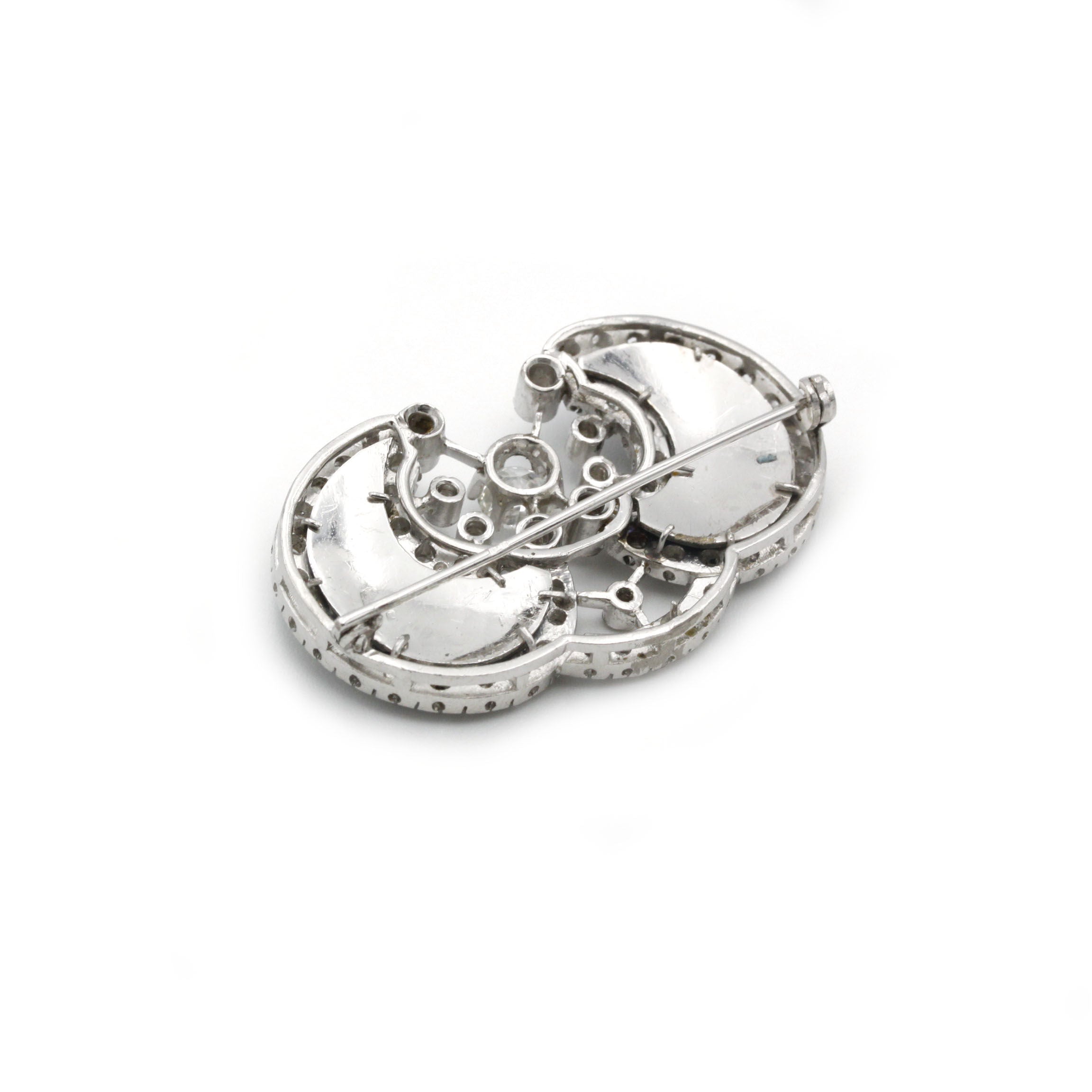 Broche - Or, Diamants et Email