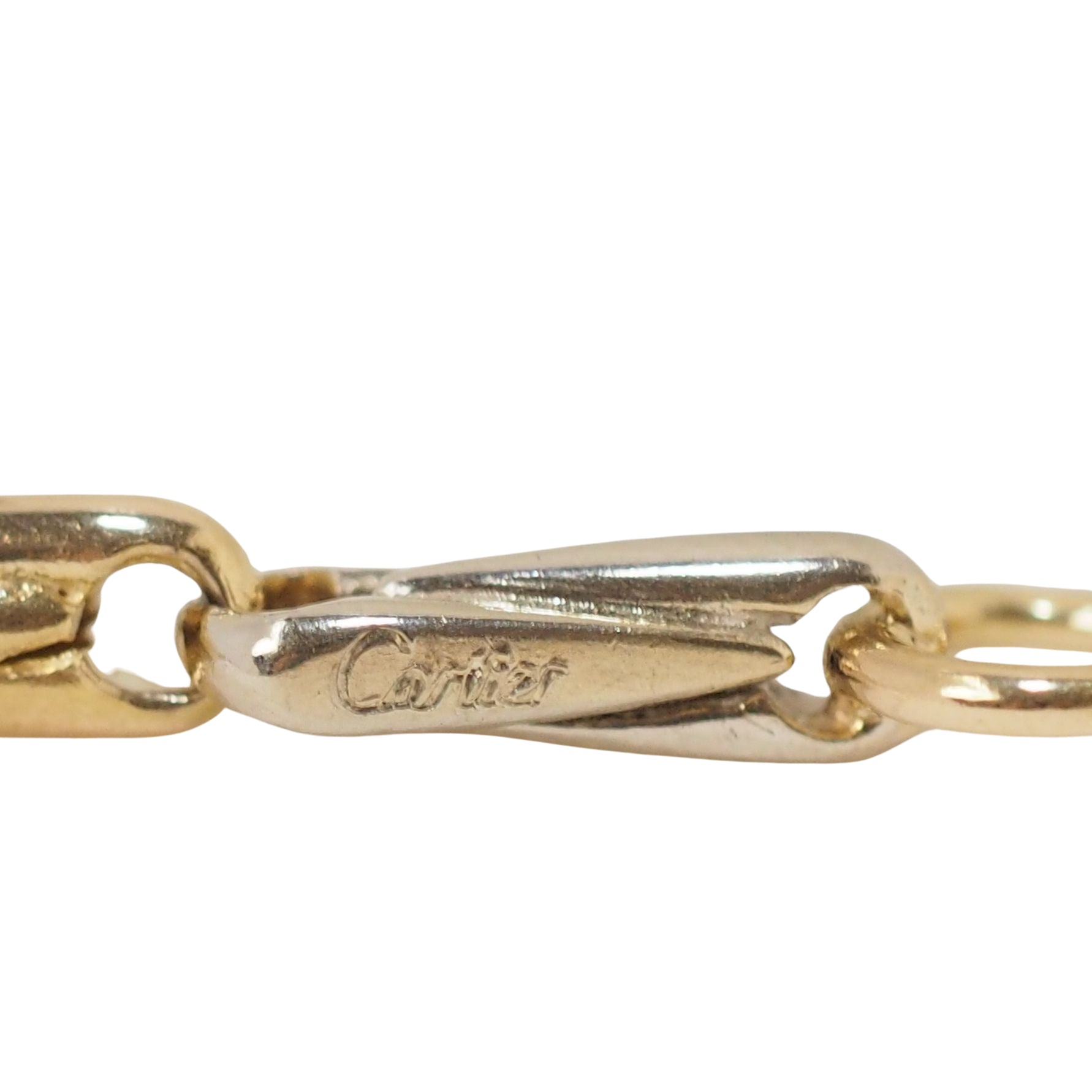 Collier Sautoir Cartier en or jaune grain d' avoine