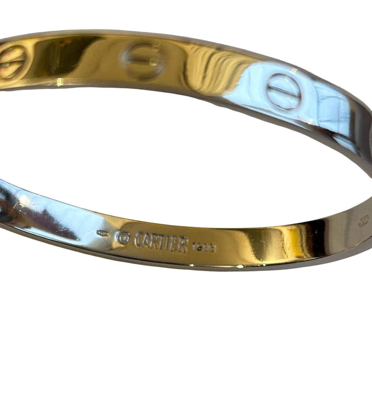 Bracelet CARTIER "Love" bezel in white gold