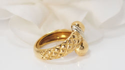 Toi &amp; Moi Ring In Yellow And White Gold