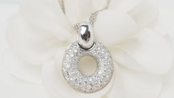 Collier en or blanc et diamants