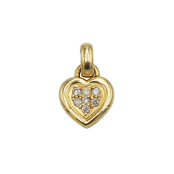 Pendentif en or jaune et diamants