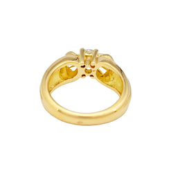Yellow Gold and Diamond Ring