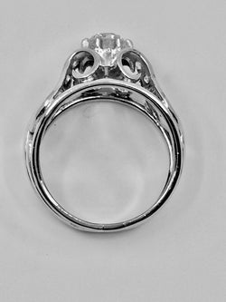 Bague en platine et diamant Epoque 1950