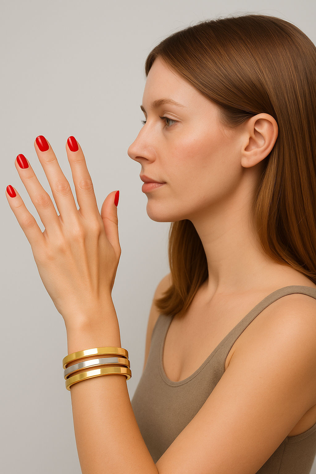 Set of 3 bracelets in 3 golds from Maison Frojo