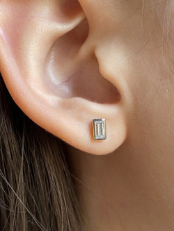 Earrings Fleas in white gold and diamond