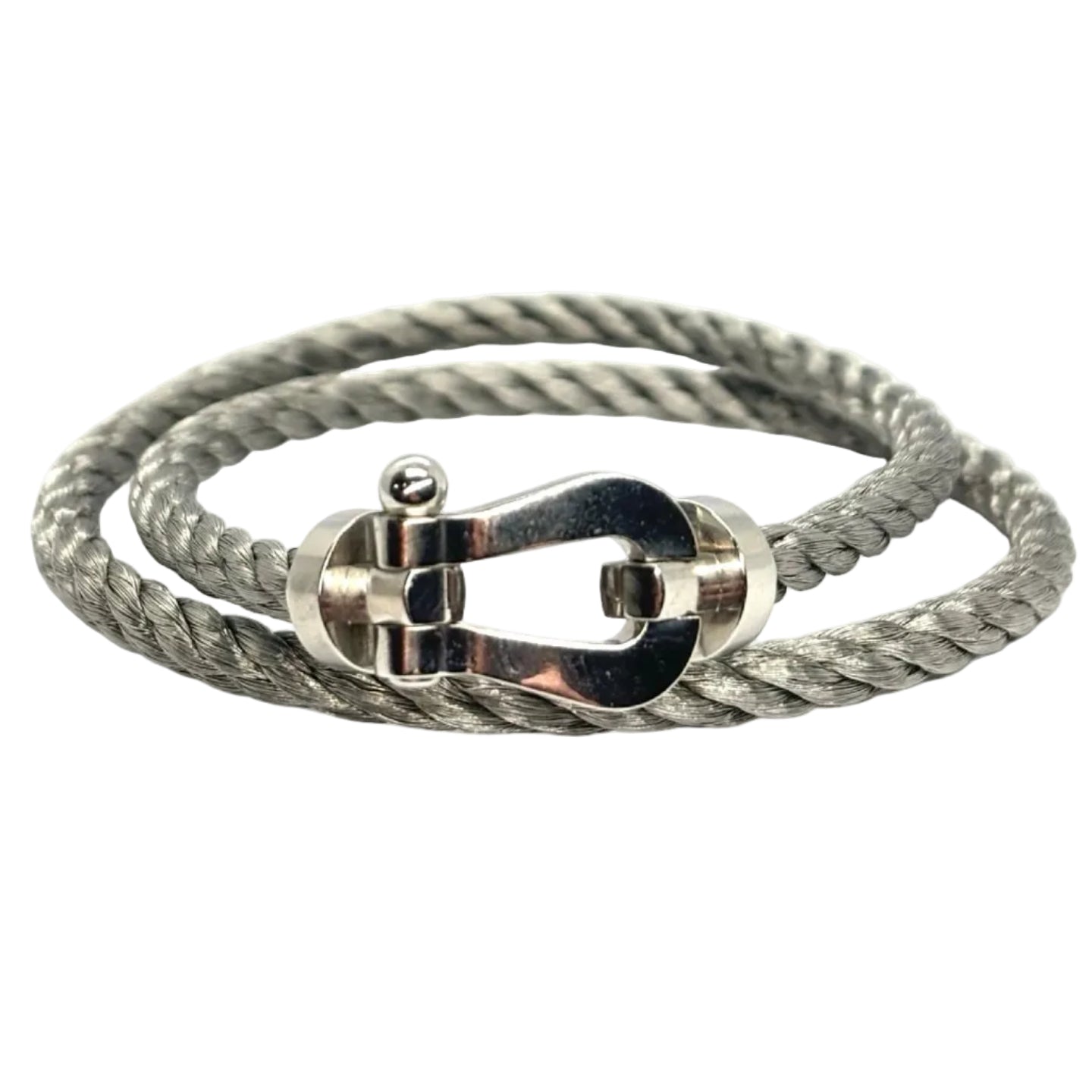 Bracelet Souple Force 10 en or blanc