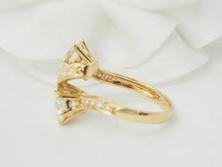 Ring You and Me in yellow gold and diamonds