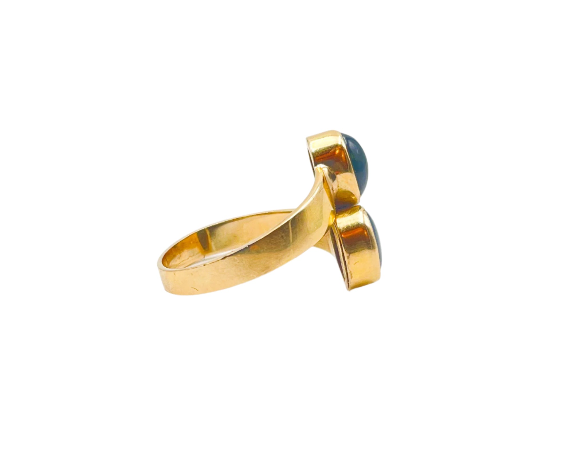 Bague Toi et Moi Saphirs Etoilés