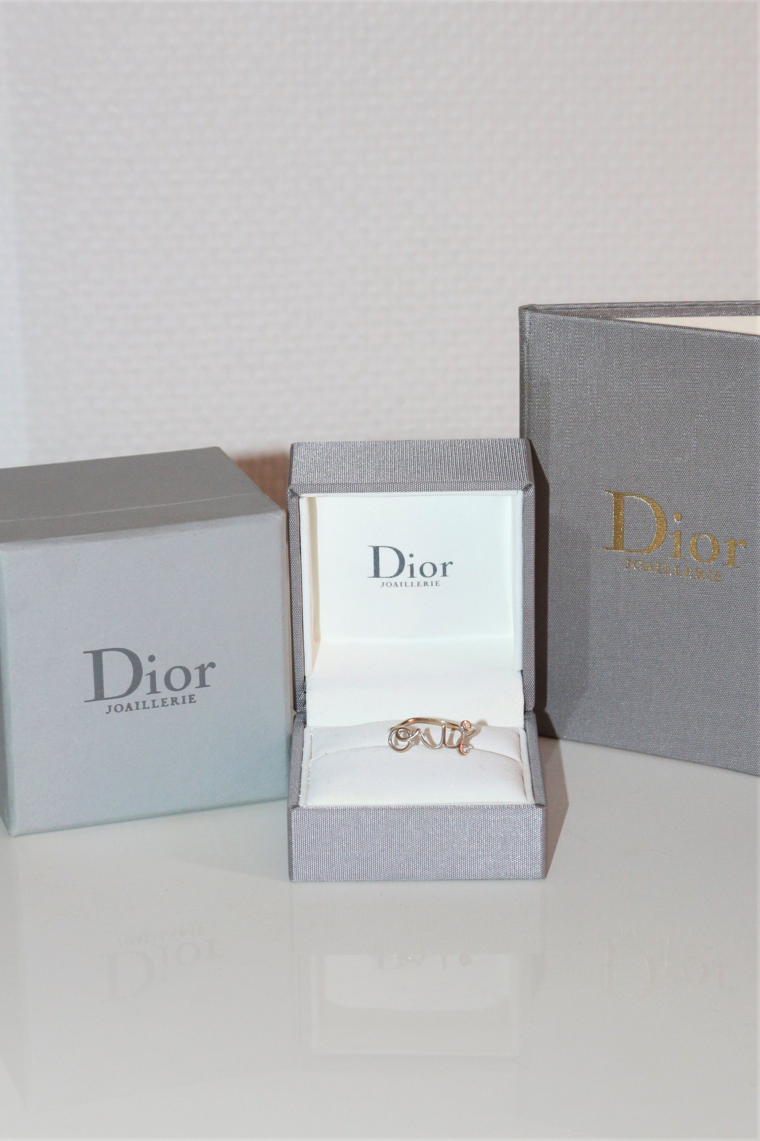 Dior bague OUI Dioramour