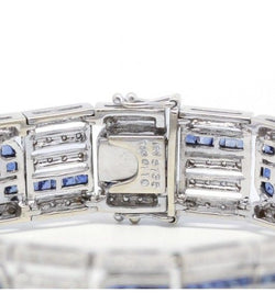 Bracelet - Or, Saphirs & Diamants