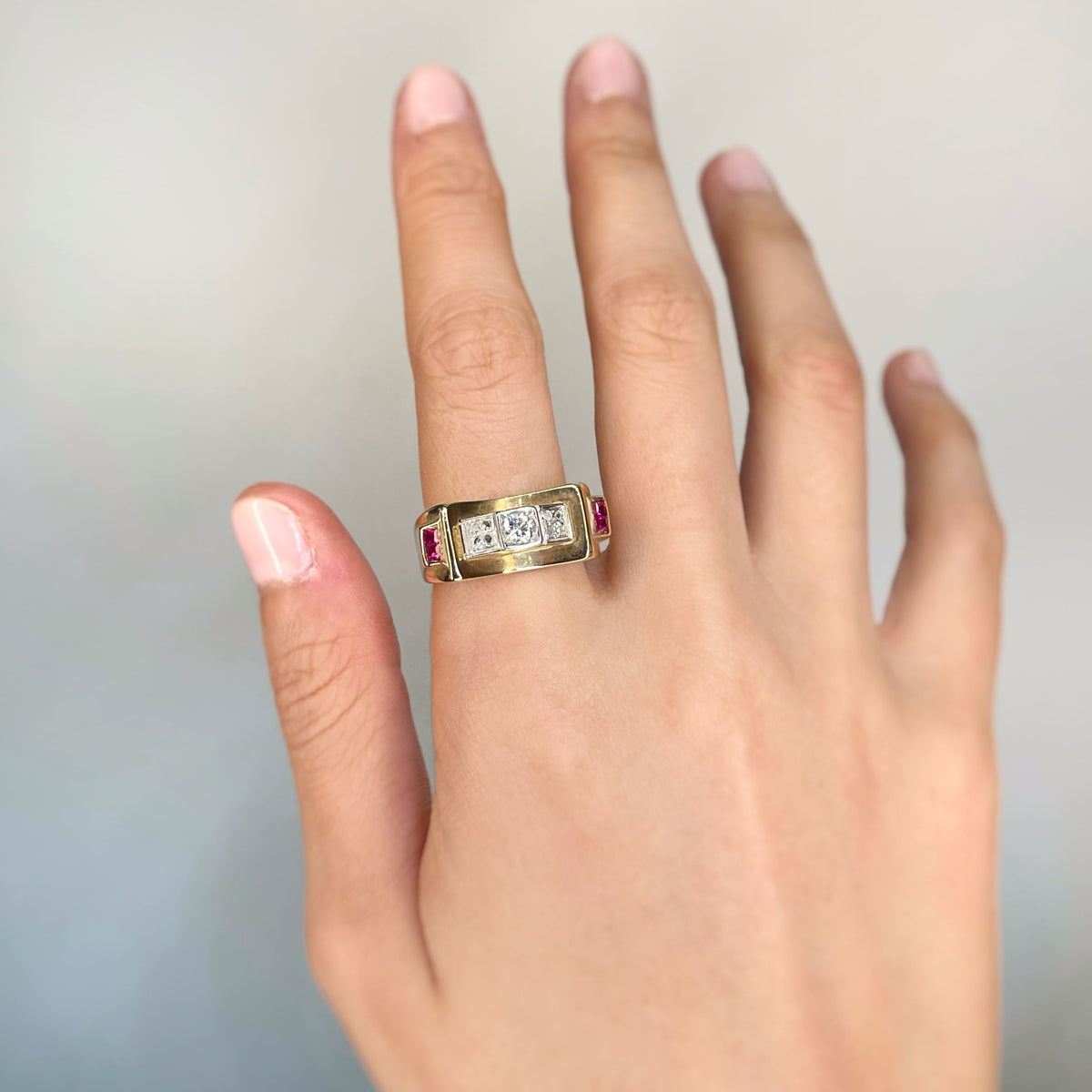 Ring - Gold, Diamonds &amp; Rubies