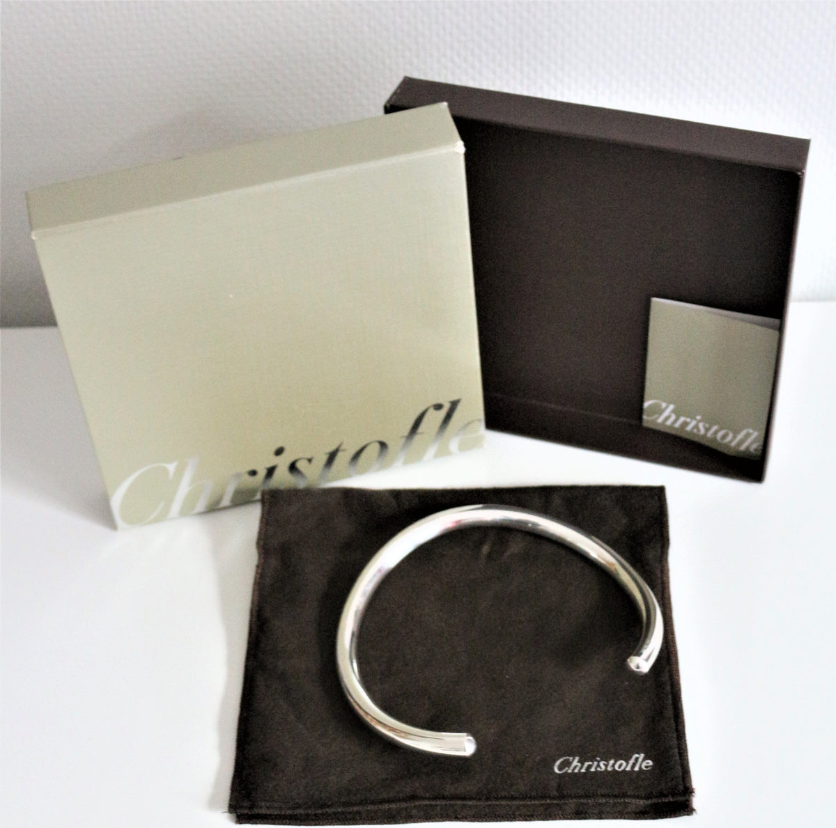 Christofle Silver Necklace In Its Box