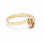 Bague GUCCI en or jaune avec diamants d'occasion